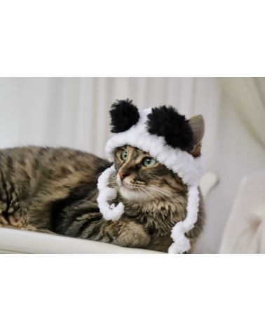 Panda Crochet Cat Hat